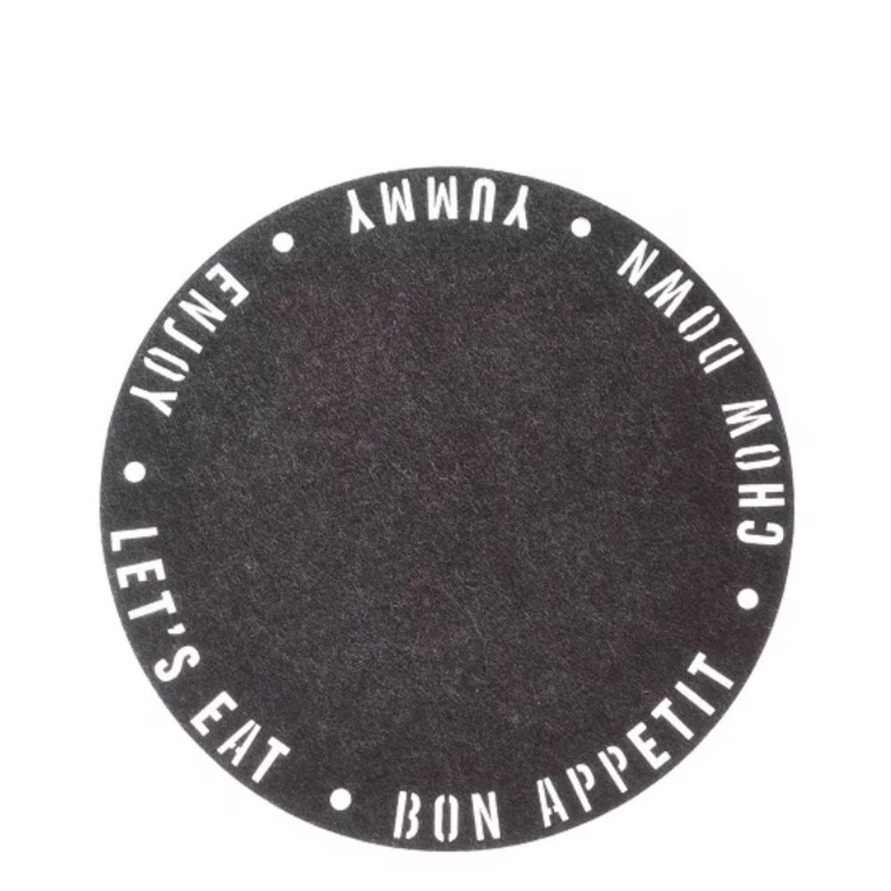 The Cellar Words Felt Placemat Set of 4